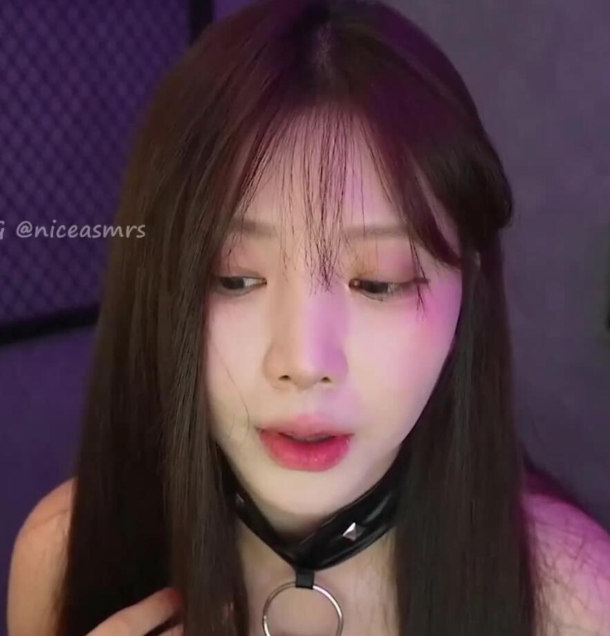 YoonYing 会员ASMR福利 情趣皮衣舔耳