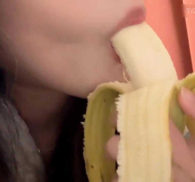 夏栖该睡啦 ASMR 吃香蕉