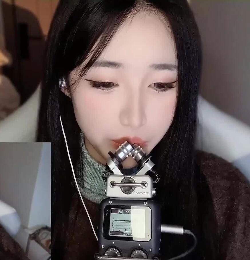 啵啵梨 ASMR福利 弹舌口腔音