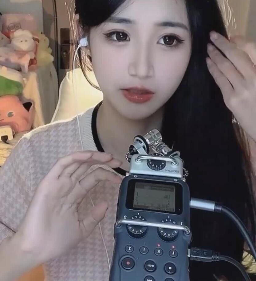 啵啵梨最新ASMR福利 呼气