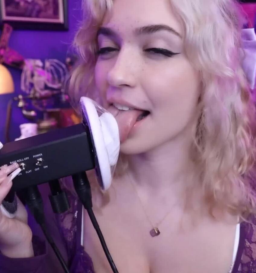 RoseASMR 付费ASMR 舔耳