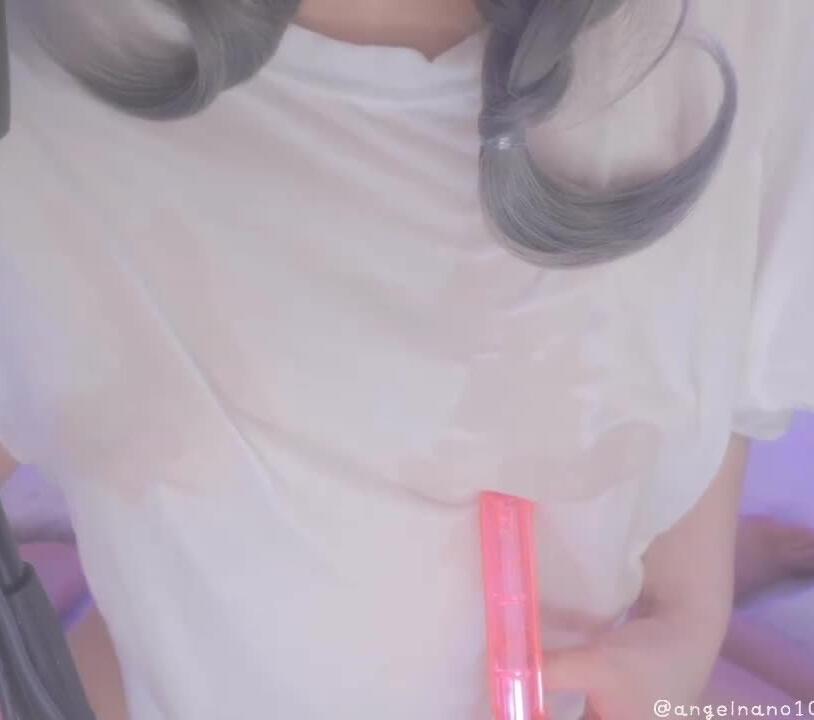 天使なの fanclub最新ASMR福利 水枪